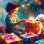 puppy as a surprise gift